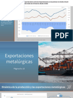 Evolución Del Comercio Exterior Metalúrgico: en Millones de Dólares (I Trim-2016 Al III Trim-2022)