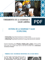 Historia de La Seguridad y Salud Laboral