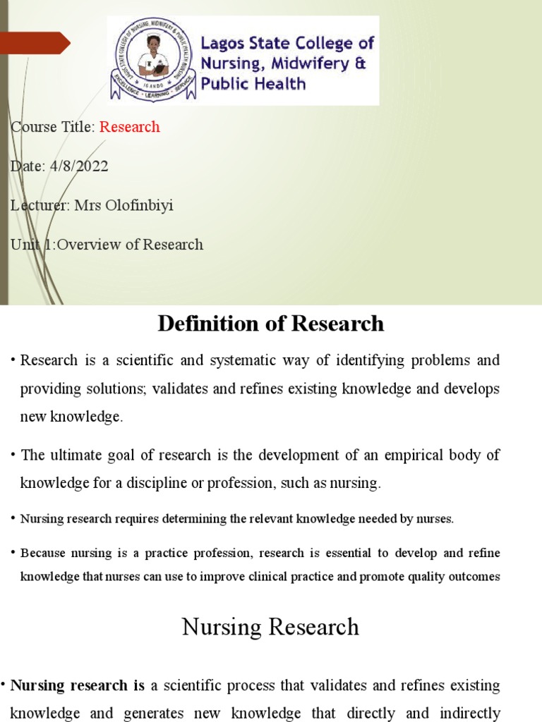 Def of RSCH-1 | PDF | Quantitative Research | Experiment