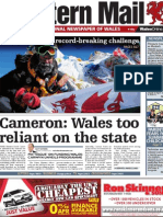 Western Mail front page