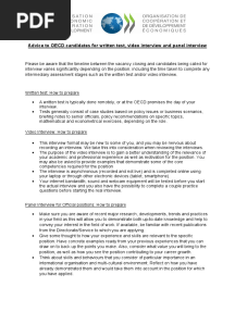 Shortlised Candidates Advice