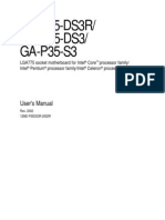 Motherboard Manual Ga-p35-Ds3r (Ds3) (s3) 2