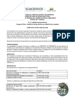 Especificación particular para cuadrilla de trabajos diversos en conservación de carreteras