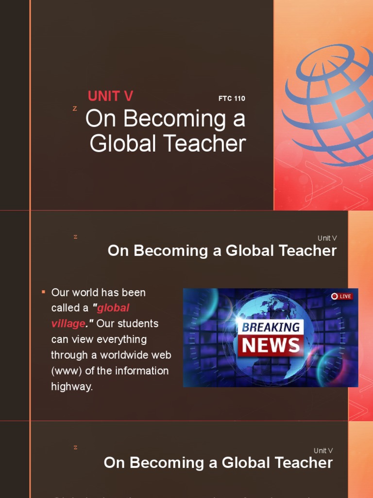 Becoming a Global and Glocal Teacher | PDF | Learning | Cognition