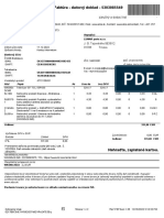 Faktúra - Daňový Doklad - 5303085549: Záručný A Dodací List