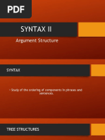 Syntax II