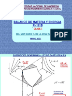 Balance de Materia Y Energia PI-111B: Universidad Nacional de Ingenieria Facultad de Ingienieria Quimica Y Textil