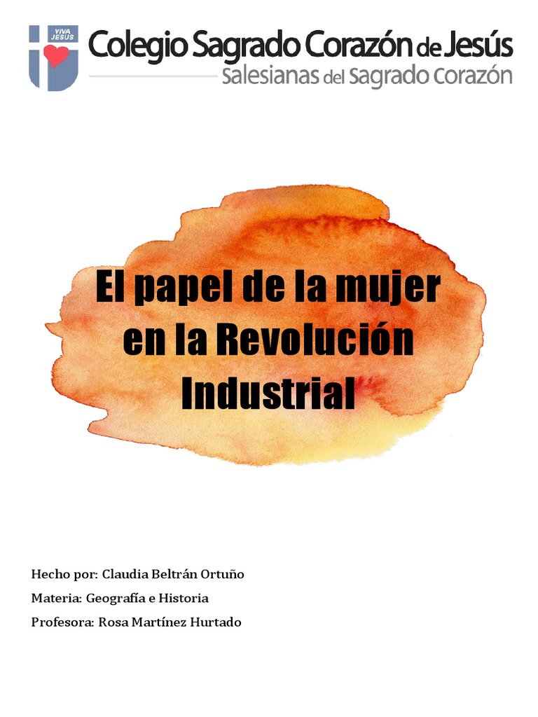 Mujeres en la Revolución Industrial | PDF | Emmeline Pankhurst | Mujer