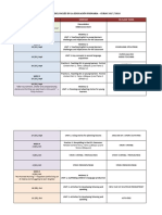 Didáctica Del Inglés EP Timetable 18.19