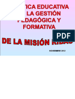 1 Politica Educativa La Mision Ribas.