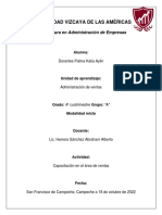 Capacitación en El Área de Ventas