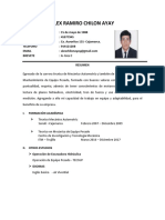 CV - Alex Chilon