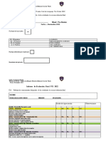 Pauta de Evaluacion de Lenguaje Pre Kinder 2022