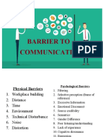 Barriers of Communication