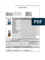 Check-list montacargas inspección