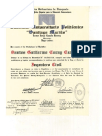 Santos Curay - Diploma