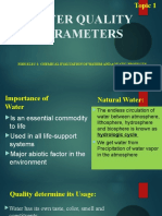 Water Quality Parameters