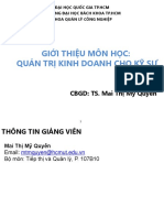 Chuong 1 - GIOI THIEU MÔN QTKD CHO KY SU - HK222