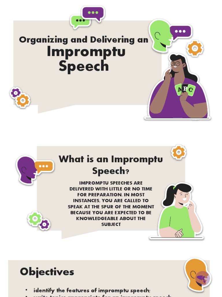 Mastering Impromptu Speech Delivery | PDF | Learning | Educational ...