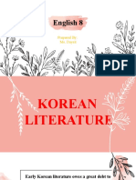 A. History of Korean Literature