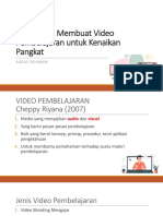 Kiat Sukses Membuat Video Pembelajaran Untuk Kenaikan Pangkat