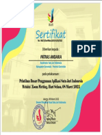 Sertifikat Gorontalo Patras Andaria