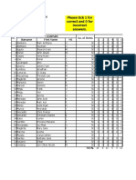 Item Analysis First Quarter MAPEH 6