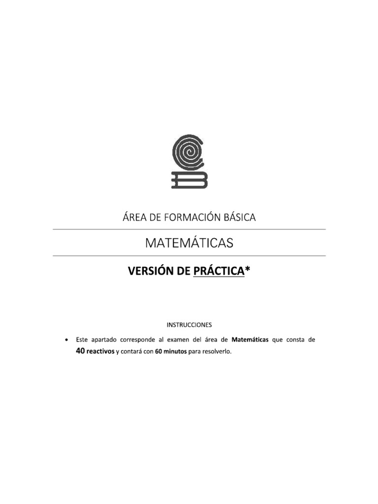 Examen EXACER COLBACH 22 | PDF