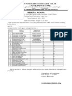 Berita Acara Rapat