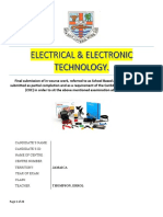 CSEC SBA Format ELECTRICAL PDF