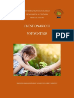 Cuestionario 3 - Fotosíntesis - Cruz Salvador Mariana Guadalupe