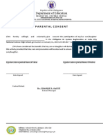 Parental Consent Form for Philippine ID Registration