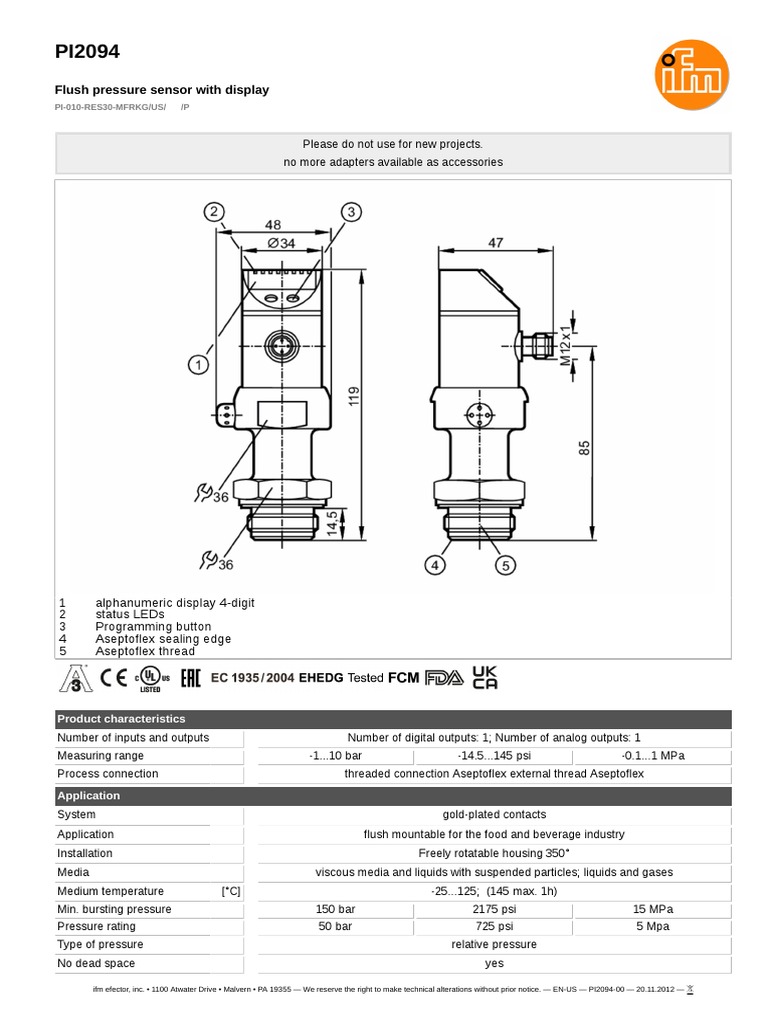 Pi2094 00 - en Us | PDF | Power Supply | Metrology