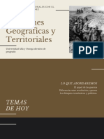 Divisiones Geográficas y Territoriales