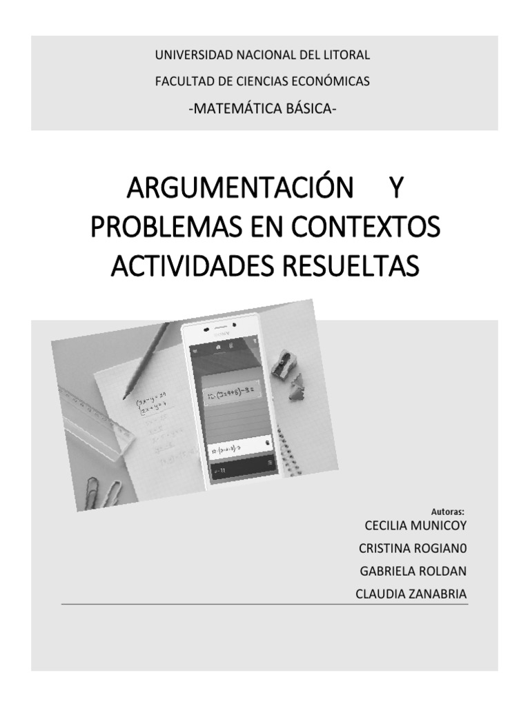 Libro de Actividades Resueltas 2018 2 | PDF | Matriz (Matemáticas ...