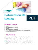 Fabrication de Craie