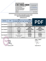 Jadwal Susulan