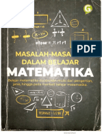 Daftar Isi Buku Masalah-Masalah Dalam Belajar Matematika Try Gunawan Zebua (Trygu)