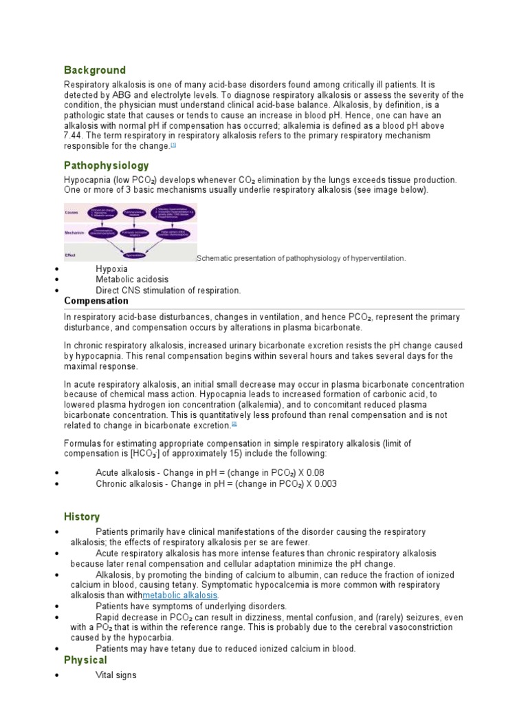 Alkalosis Respiratorik | PDF | Hypoxia (Medical) | Respiratory System