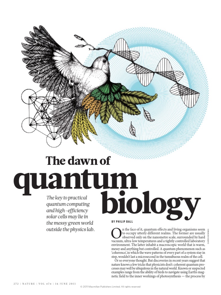 Nature 2011 Physics of Life The Dawn of Quantum Biology