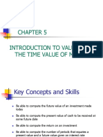 Chapter 5. INTRODUCTION TO VALUATION THE TIME VALUE OF MONEY 