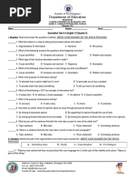 English 10 Summative Test A Q3