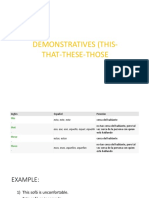 Session 14 The Demonstratives (This, That, These and Those)