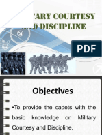 Military Courtesy and Discipline