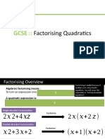 1-Factorising Quadratics
