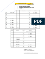 Roster (Jadwal Mengajar)