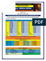 Acf Cup-1 All India Open Chess Tournament