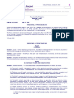 Electronic Document Rule