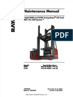 Raymond 9600 9700 Swing-Reach Lift Truck Maintenance Manual PDF