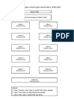 Pelan Kedudukan Pelajar UAS SPM 2021